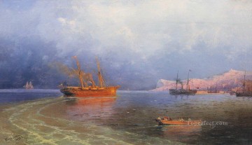 Ivan Aivazovsky cerca de la costa de Yalta Paisaje marino Pinturas al óleo